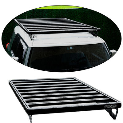Black Roof Rack untuk Toyota FJ Cruiser 4x4 Off-Road Auto Accessories dalam Aluminium Alloy