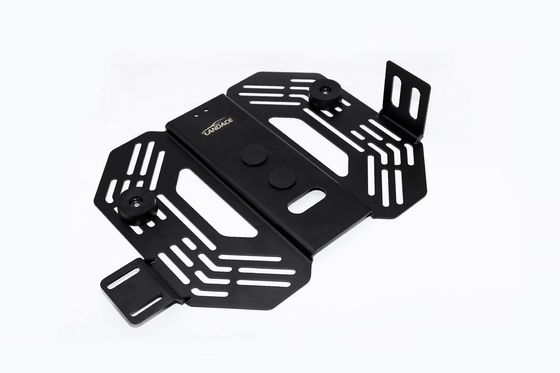 Kotak atap stainless steel Bracket penyimpanan Jeep Wrangler Kotak atap mobil Bracket