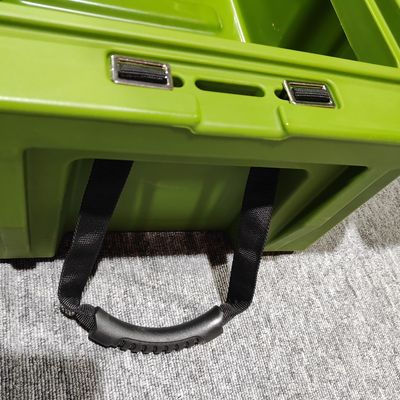 Powder Coating Finish 1230*480*350mm Heavy Duty Roof Rack Storage Box untuk atap mobil