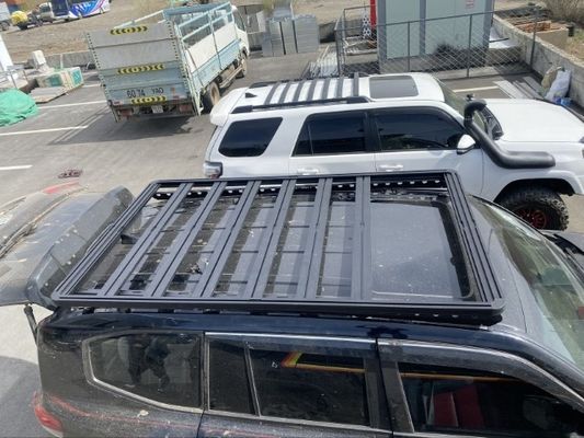 AL6063 SS304 Black Roof Rack untuk Toyota Land Cruseir LC300 Aluminium Alloy Aksesoris