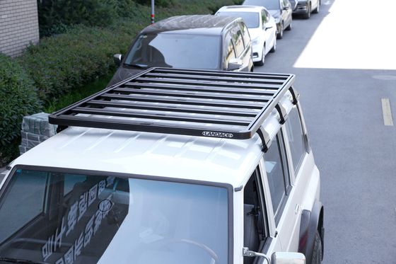 Pemasangan Nissan Patrol Y60 4X4 Bars Cross Roof dengan Rain Gutter Clamp On Mounting