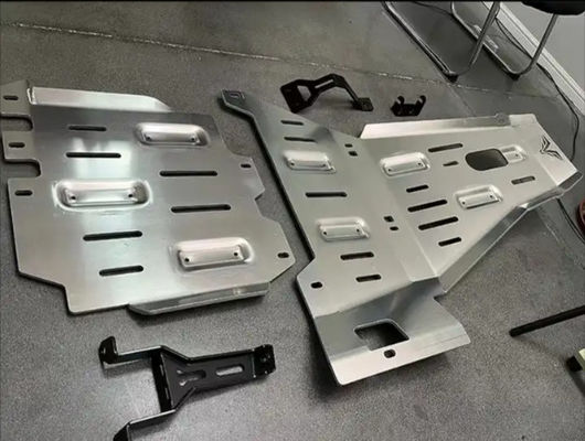 Powder Coating Engine Cover Skid Plate untuk Jeep Wrangler JL JK untuk Kinerja Tinggi