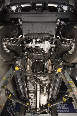 Full Skid Plate untuk Toyota Tundra Grey Underbody Chassis Guard Board 4x4 Penutup Mesin