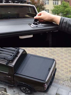 Roll Up Operasi Hard Type Mobil Offroad Universal Aluminium Lipat Truk Tempat Tidur Tutup