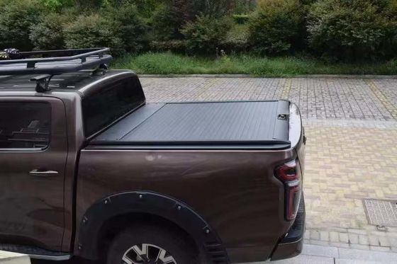 Roll Up Operasi Hard Type Mobil Offroad Universal Aluminium Lipat Truk Tempat Tidur Tutup