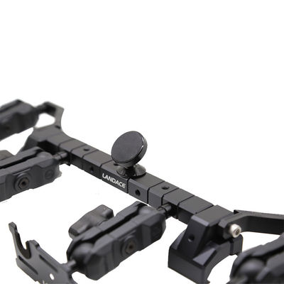 Black Anodizing Aluminium Guide Rail untuk Jeep Wrangler JL pada Dashboard Fitting Position