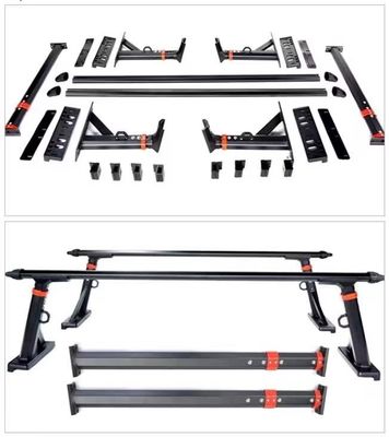 Tinggi yang dapat disesuaikan Truk Tempat Tidur Rak Jeep Gladiator JT OverHaul HD Untuk Overland Camping