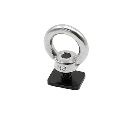 Universal Hitam Stainless Steel Eye Bolt Eye Nut Untuk 4x4 Bagasi Rak Atap