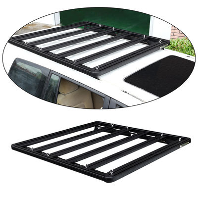 Roof Mount 4X4 Land Cruiser Low Profile Roof Rail Rack untuk Toyota Short Roof Baggage