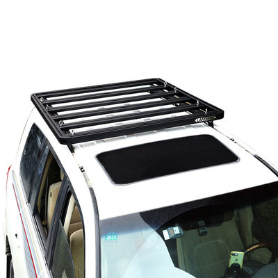 Roof Mount 4X4 Land Cruiser Low Profile Roof Rail Rack untuk Toyota Short Roof Baggage