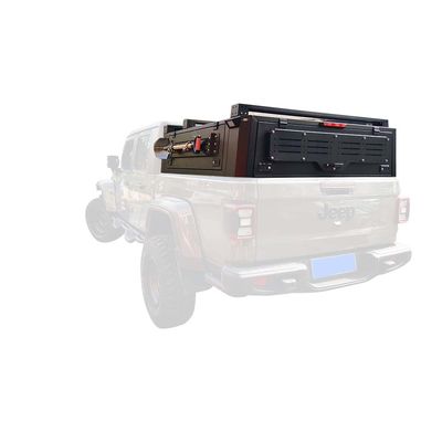 Layanan OEM Diterima Black Powder Coated Truck Canopy untuk Jeep Gladiator Topper Camper