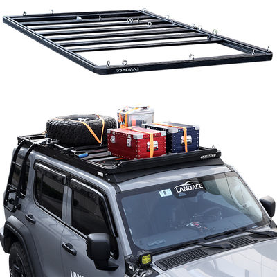 25.3KG Aluminium Alloy Low Profile Baggage Rack Basket untuk GWM Tank 300 Car Roof Carrier