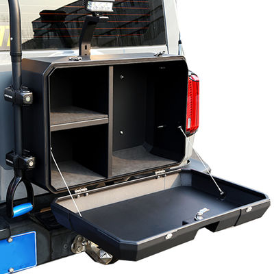 Elektronforesis dan Powder Coating Tailgate Storage Tool Box untuk Offroad 4x4 Tank 300