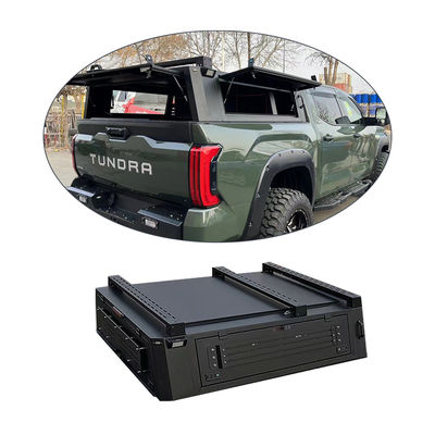 2023 Toyota Tundra Hardtop Canopy Locking Function Aluminium Alloy Truck Bed Rack System