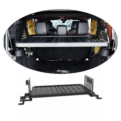BLACK Aluminium Alloy Tail Foldable Table Camping Cargo Shelf Storage Rack Back Shelf Mudah dipasang