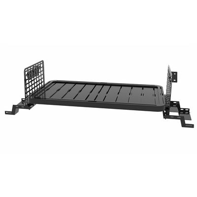 BLACK Aluminium Alloy Tail Foldable Table Camping Cargo Shelf Storage Rack Back Shelf Mudah dipasang