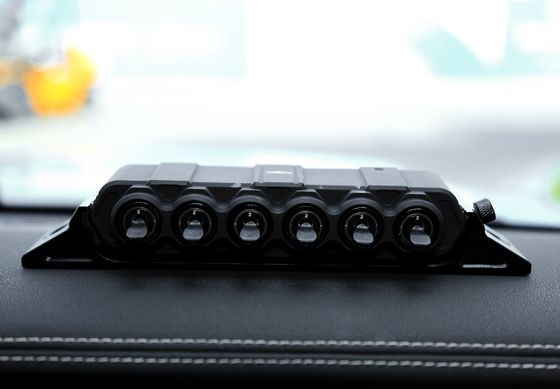 Umum 4x4 Aksesoris Aluminium Alloy 6 Gang Mobil Switch Panel dengan fungsi nirkabel