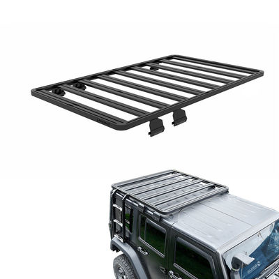 Permukaan Lapisan Serbuk 1500X1425mm Rak Atap untuk 4x4 Aksesoris Platform Atap Mobil