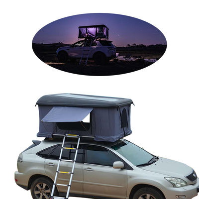Gelap abu-abu segitiga Clamshell atap atas tenda 4x4 atap tenda keras Shell