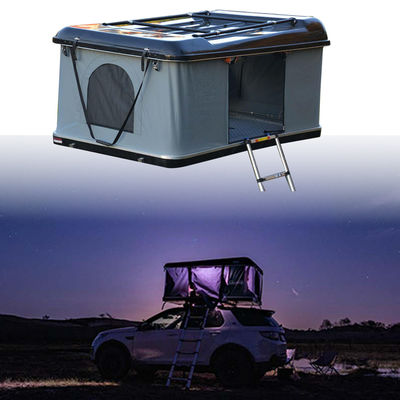 Gelap abu-abu segitiga Clamshell atap atas tenda 4x4 atap tenda keras Shell