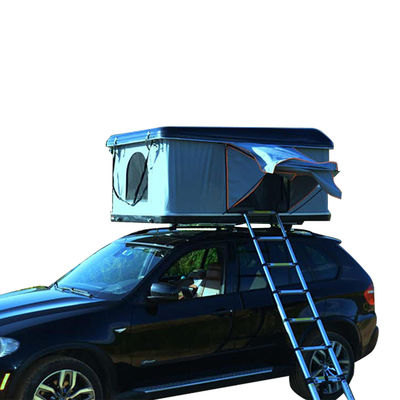 Gelap abu-abu segitiga Clamshell atap atas tenda 4x4 atap tenda keras Shell
