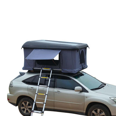 Gelap abu-abu segitiga Clamshell atap atas tenda 4x4 atap tenda keras Shell