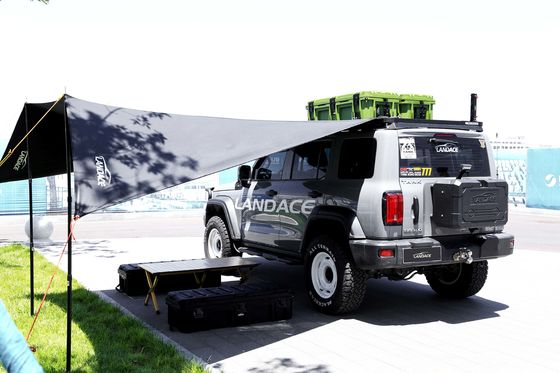 Tenda Awning Sisi Atap Mobil Kain Oxford untuk Aksesoris Camping Luar Ruang 4x4 Offroad