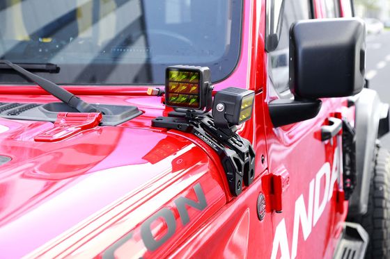 Aluminium Alloy A Pillar Light Bracket Hitam Jeep Jl A Pillar Light Mounts