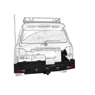 Menginstal bumper mobil kembung untuk pemasangan mudah di hitam untuk lubang mobil asli