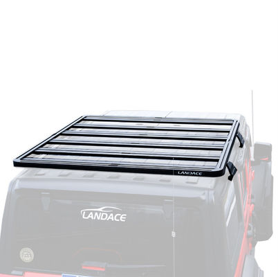 Black Ladder Rak Mobil untuk Komandan Jeep Wrangler Aksesoris Rak Atap dari Direct