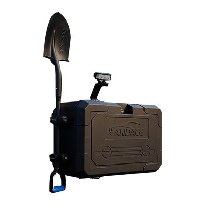 Off Road Aluminium Jeep Tailgate Outdoor Storage Box Untuk Tangki 300 BJ40 dengan Back Mount