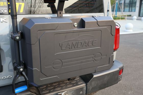 Tangki 300 BJ40 Aksesoris Eksterior Jeep Tailgate Outer Storage Box Back Ukuran 700x450x317mm
