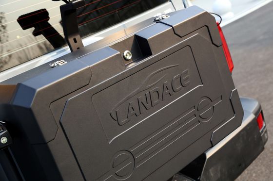 Tangki 300 BJ40 Aksesoris Eksterior Jeep Tailgate Outer Storage Box Back Ukuran 700x450x317mm