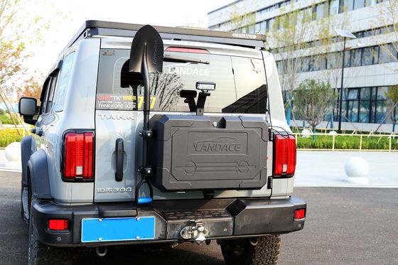 Off-Road Desain Baru Power Coating Wrangler Tailgate Outdoor Storage Box Untuk Tank 300 BJ40 Untuk Wrangler JL JK Tank 300 BJ40