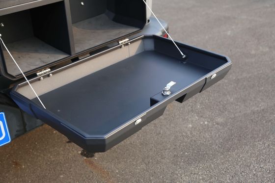 Off-Road Desain Baru Power Coating Wrangler Tailgate Outdoor Storage Box Untuk Tank 300 BJ40 Untuk Wrangler JL JK Tank 300 BJ40