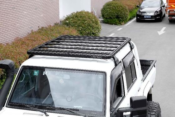 23.5KG Universal Off Road Land Cruiser LC79 Series Aluminium Alloy Low Profile Flat Car Roof Racks untuk Toyota