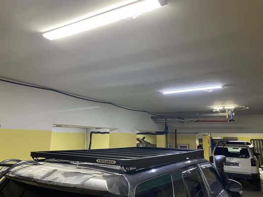 2270*1300*55mm Black Aluminium Alloy Roof Platform Carrier Rack Cover untuk Toyota 4Runner