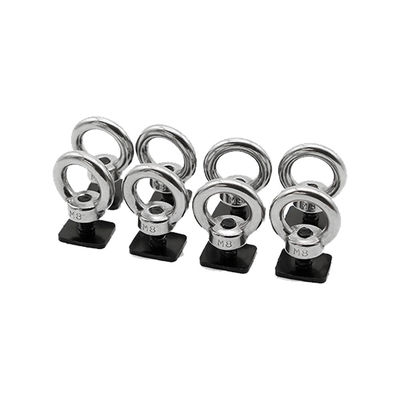 SUS304 Roof Rack T Bolts Black T Track Bolts Untuk Bar Atap
