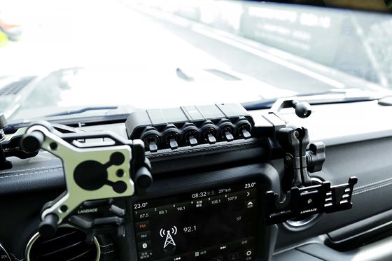Black Multi-function 4x4 Wrangler JL Center Console Bracket Phone Holder untuk Jeep