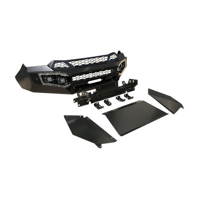 Menginstal Original Car Hole Off Road Steel Heavy Duty Winch Bumper Guard untuk ISUZU Dmax
