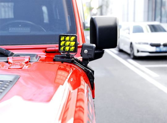 Jeep Wrangler JL Fog Light Mounting Brackets dengan Teknologi Mesin CNC