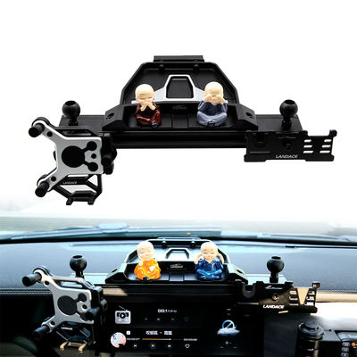 4x4 Tangki 300 Aksesoris Pusat Konsol Bracket Phone Holder Black Aluminium Alloy untuk GWM