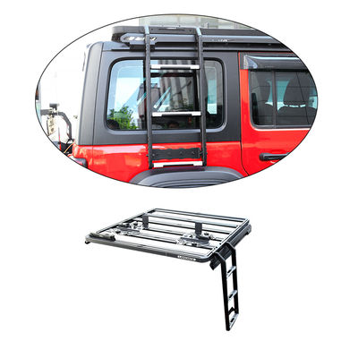 Sturdy Pickup Aksesoris Universal Tangga Sisi Baja untuk JEEP Wrangler JK 2013-2017