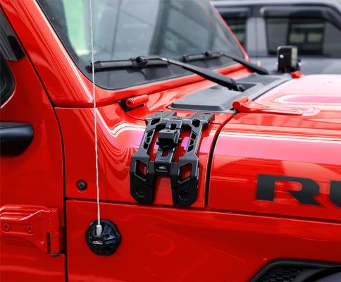 Bracket pemasangan cahaya yang dapat disesuaikan untuk aksesoris eksterior Jeep Wrangler JL Silver