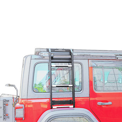 Aksesoris universal atap mobil sisi tangga untuk Jeep WranglerJK WranglerJL