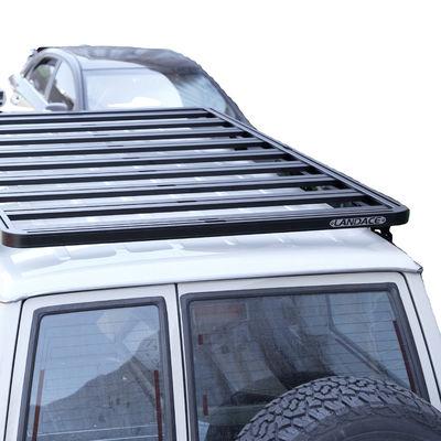 Peresmian Langsung Black Powder Coating Roof Rack untuk Nissan Y60 Roof Mount Off-road