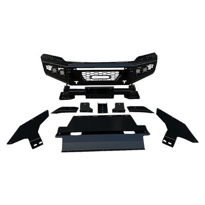 Powder Coated Front Bumper untuk Toyota Hilux Steel Body Kit Bull Bar untuk 4x4 Off Road