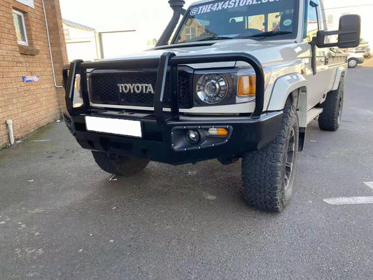 Powder Coated Black Car Bumpers untuk Toyota Land Cruiser LC79 Off Road 4x4 Aksesoris