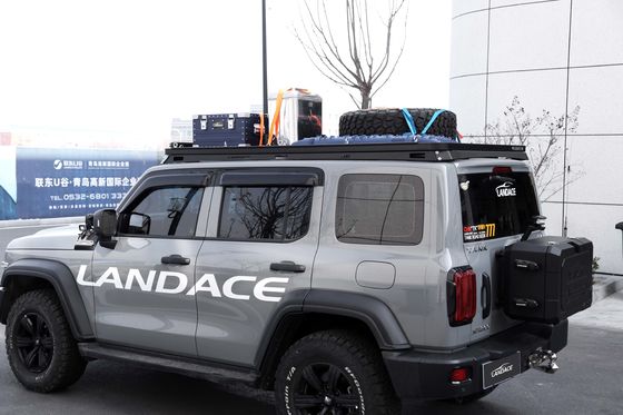 Black 4X4 Aluminium Alloy Low Profile Baggage Tank 300 Aksesoris Rak rel atap untuk GWM