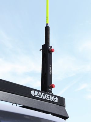 Anodizing Finish 4x4 Aluminium Alloy Hitch Mount Flag Bracket untuk Universal Flagpole